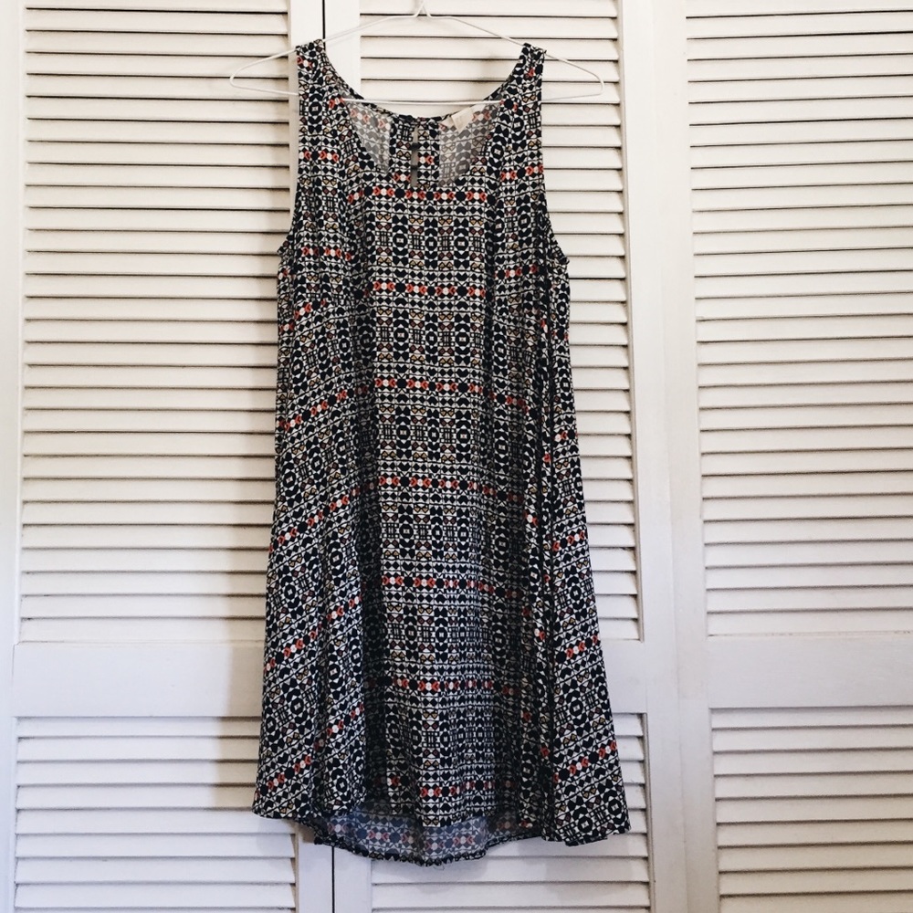 H&M Tribal Patterned Sleeveless Summer Dress